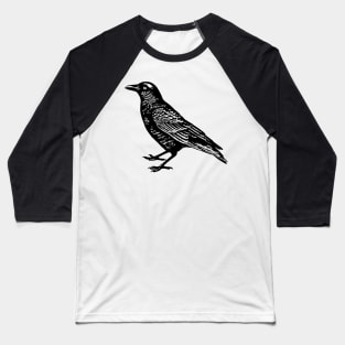 Vintage Crow Baseball T-Shirt